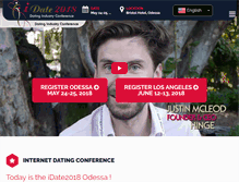 Tablet Screenshot of datingonlineconvention.com